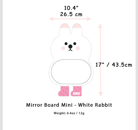 White Rabbit Mirror Board Mini
