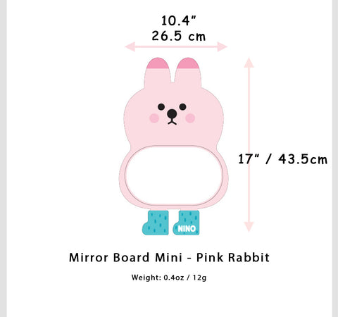 Pink Rabbit Mirror Board Mini
