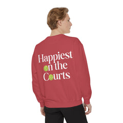 Happiest on the Courts - Tennis Sweatshirt