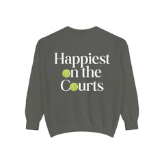 Happiest on the Courts - Tennis Sweatshirt