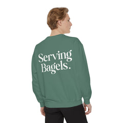 Serving Bagels Tennis Sweatshirt