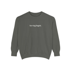 Serving Bagels Tennis Sweatshirt