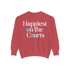 Happiest on the Courts - Pickleball Sweatshirt