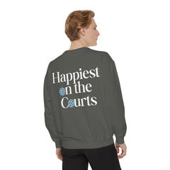 Happiest on the Courts - Pickleball Sweatshirt