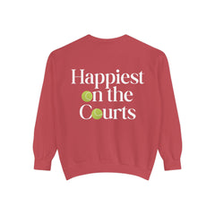 Happiest on the Courts - Tennis Sweatshirt
