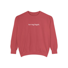Serving Bagels Tennis Sweatshirt