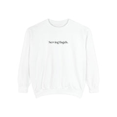 Serving Bagels Tennis Sweatshirt