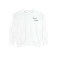 Happiest on the Courts - Pickleball Sweatshirt