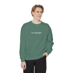 Serving Bagels Tennis Sweatshirt