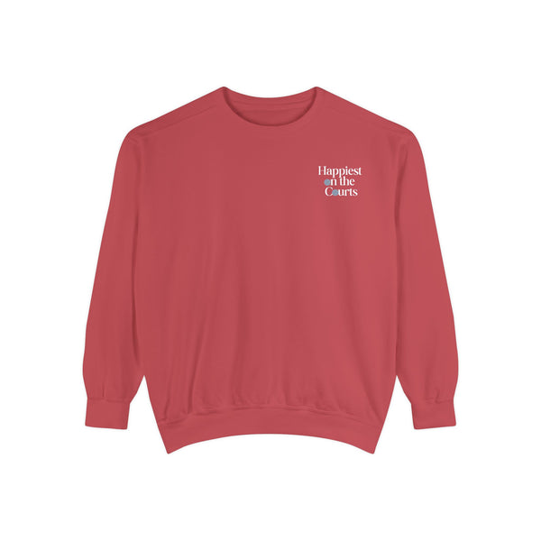 Happiest on the Courts - Pickleball Sweatshirt