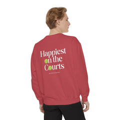 Happiest on the Courts - Tennis Sweatshirt