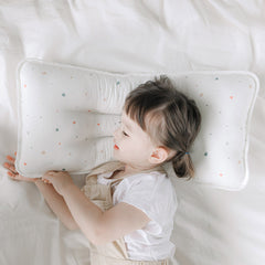 Double Pillow Modern Dot Gray