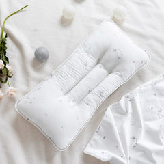 Double Pillow Modern Dot White
