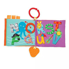 ABC Soft Cloth Book with Teether and Crinkle Pages