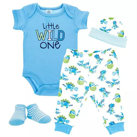 Little Wild One Baby Clothing Set
