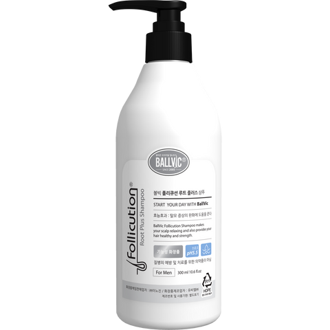 Follicution Root Plus Shampoo For Men, enriched with natural ingredients, promotes healthy hair growth and revitalizes your scalp.