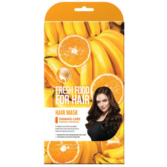 Fresh Food For Hair Mask - Damage Care, Orange & Banana (3 packs)