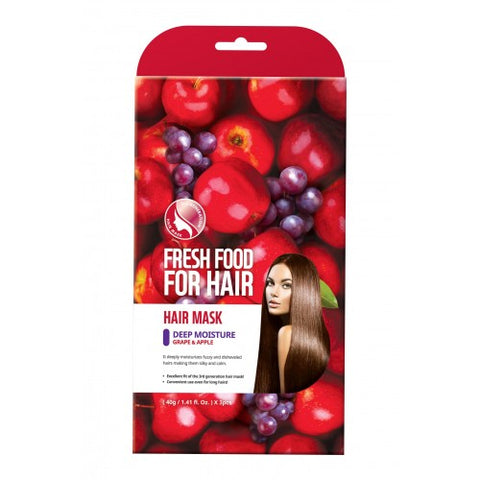 Fresh Food For Hair Mask - Deep Moisture, Grape & Apple (3 packs)