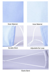 Fashionable Cotton Face Mask (Baby Blue)