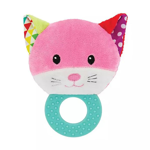 Cat Baby Rattle with Teether