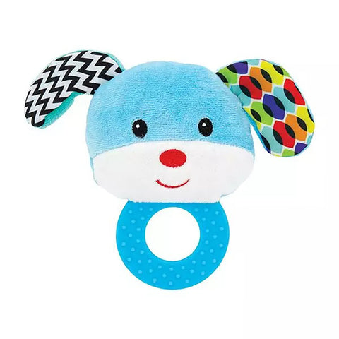 Dog Baby Rattle with Teether