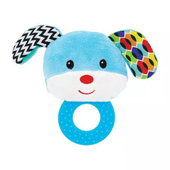 Fox Baby Rattle with Teether