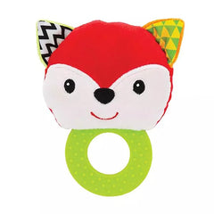 Fox Baby Rattle with Teether