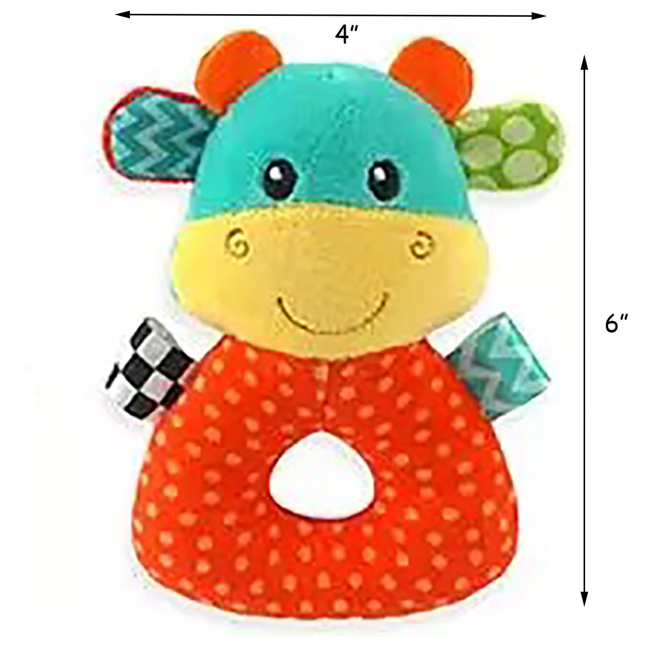 Rabbit Plush Animal Baby Rattle – MamaMoor