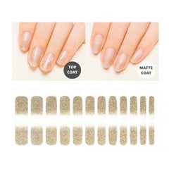 Premium Gel Nail Sticker - Glitter Line (6 Design)