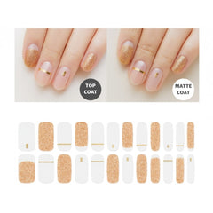 Premium Gel Nail Sticker - Glitter Line (6 Design)