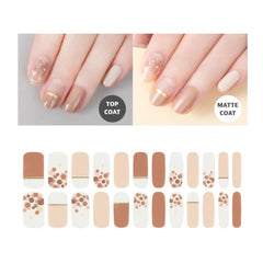 Premium Gel Nail Sticker - Real Gel Nail Strip (16 Design)