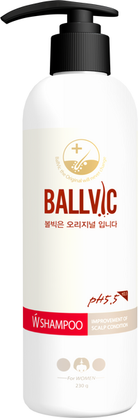 BallVic W Shampoo - Scalp Care Hair Loss Low pH Shampoo for Women